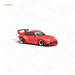 (Pre-Order) Street Weapon RWB 993 Naginata - Red Livery - Low Wing 1:64 (ONLINE ORDER ONLY)