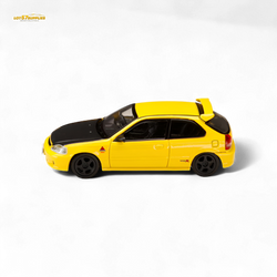 (Pre-Order) Hobby Japan Honda CIVIC (EK9) - Yellow 1:64 (ONLINE ORDER ONLY)
