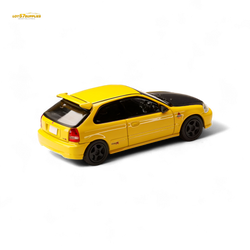 (Pre-Order) Hobby Japan Honda CIVIC (EK9) - Yellow 1:64 (ONLINE ORDER ONLY)