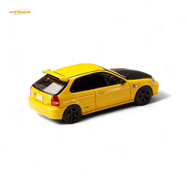 (Pre-Order) Hobby Japan Honda CIVIC (EK9) - Yellow 1:64 (ONLINE ORDER ONLY)