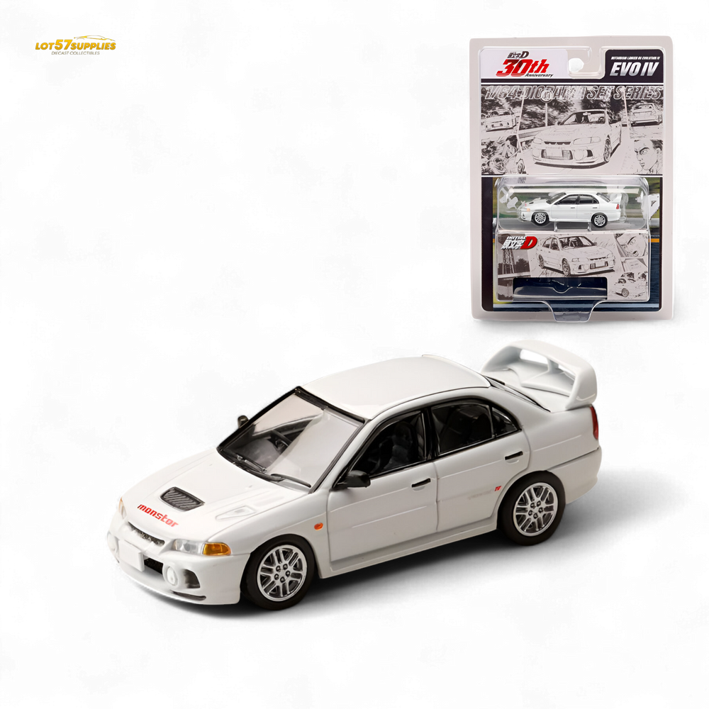 (Pre-Order) Hobby Japan Mitsubishi Lancer RS Evolution IV - White 1:64 (ONLINE ORDER ONLY)