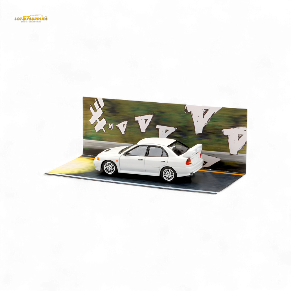 (Pre-Order) Hobby Japan Mitsubishi Lancer RS Evolution IV - White 1:64 (ONLINE ORDER ONLY)