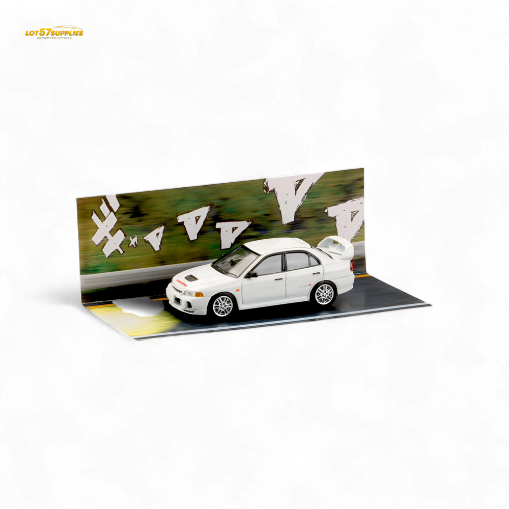 (Pre-Order) Hobby Japan Mitsubishi Lancer RS Evolution IV - White 1:64 (ONLINE ORDER ONLY)