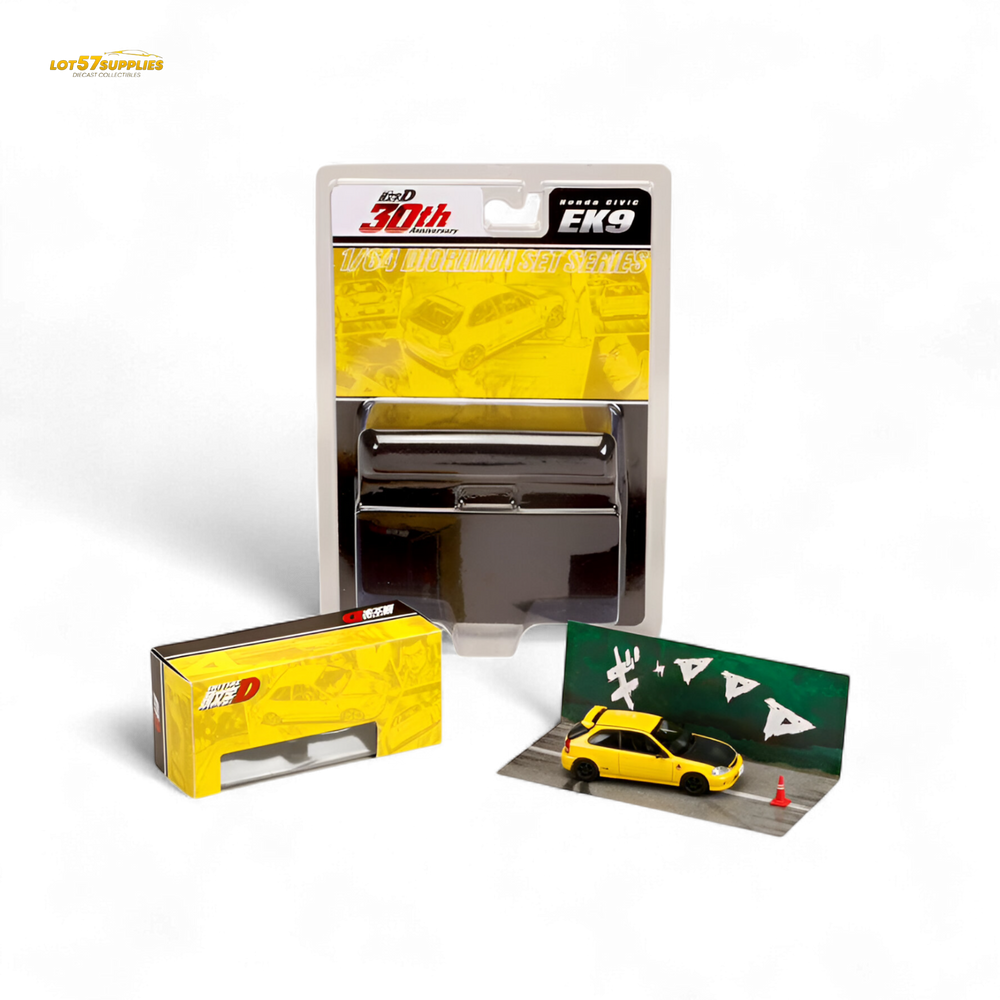 (Pre-Order) Hobby Japan Honda CIVIC (EK9) - Yellow 1:64 (ONLINE ORDER ONLY)