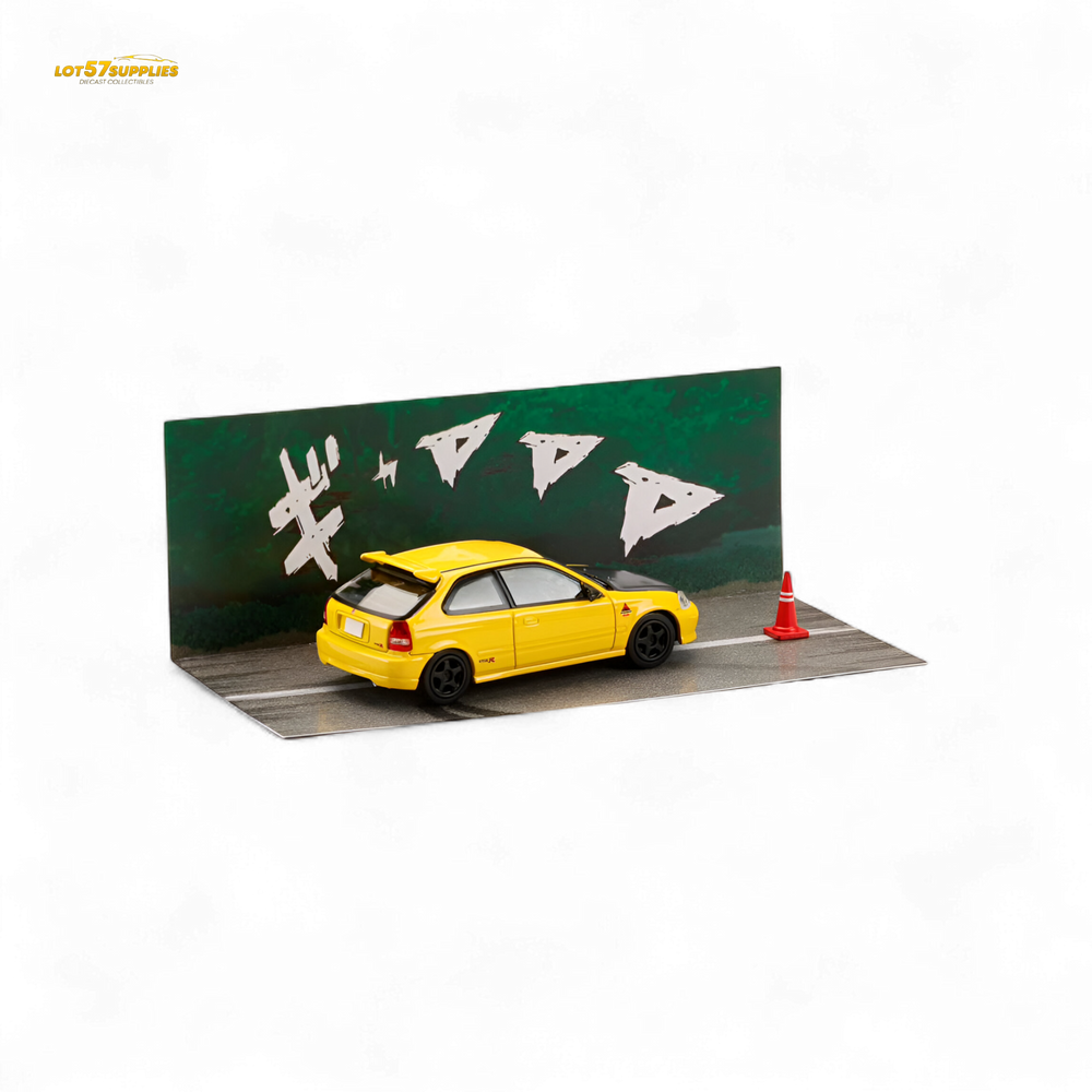 (Pre-Order) Hobby Japan Honda CIVIC (EK9) - Yellow 1:64 (ONLINE ORDER ONLY)