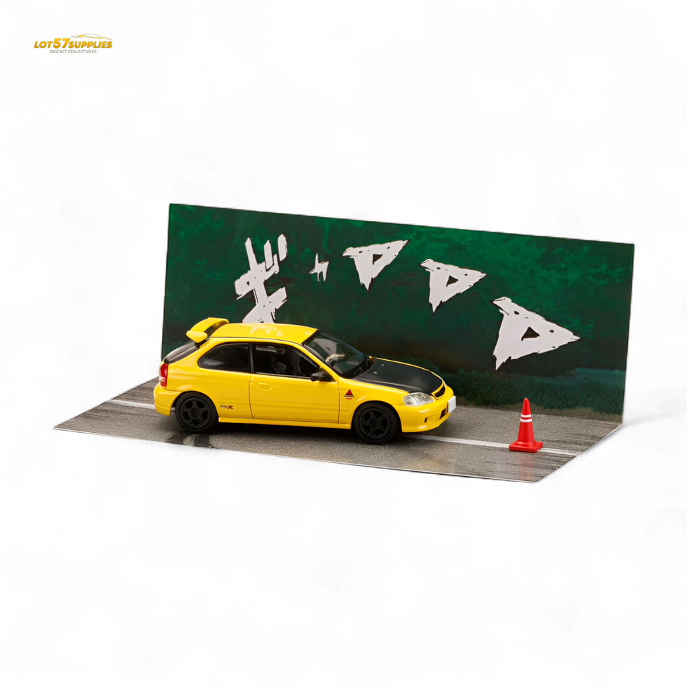 (Pre-Order) Hobby Japan Honda CIVIC (EK9) - Yellow 1:64 (ONLINE ORDER ONLY)