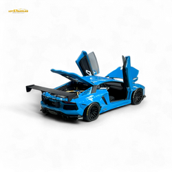 (Pre-Order) Pgm Lamborghini LP700-4 - BB Blue Ordinary Version 1:64 (ONLINE ORDER ONLY)