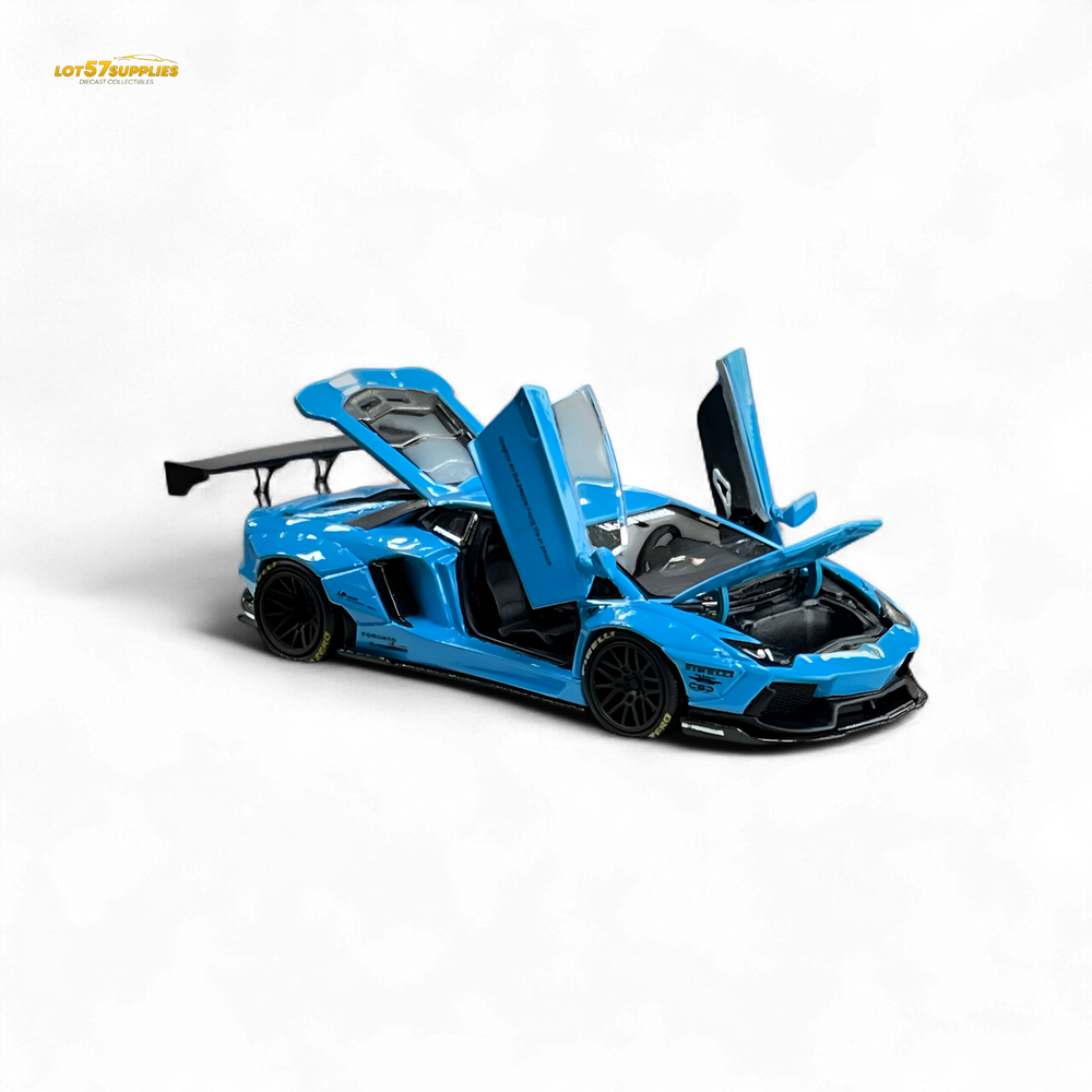 (Pre-Order) Pgm Lamborghini LP700-4 - BB Blue Ordinary Version 1:64 (ONLINE ORDER ONLY)