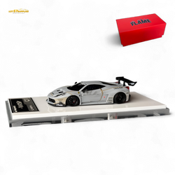 Flame Supercar LB458GT LB Wide-Body - Matte Grey 1:64 Resin (ONLINE ORDER ONLY)
