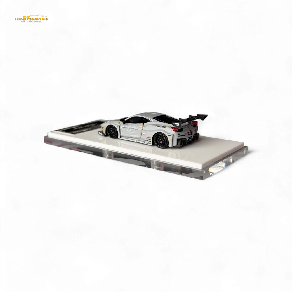 Flame Supercar LB458GT LB Wide-Body - Matte Grey 1:64 Resin (ONLINE ORDER ONLY)