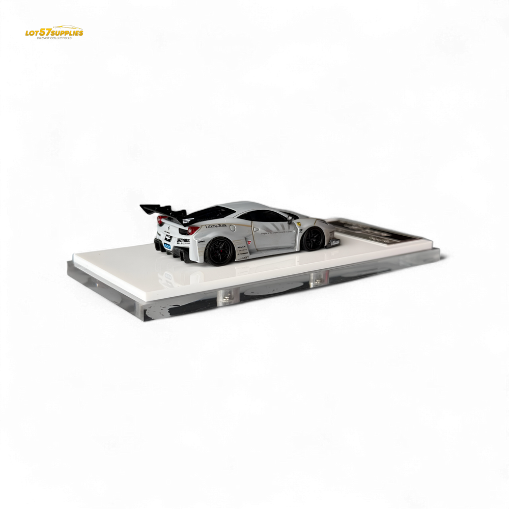 Flame Supercar LB458GT LB Wide-Body - Matte Grey 1:64 Resin (ONLINE ORDER ONLY)