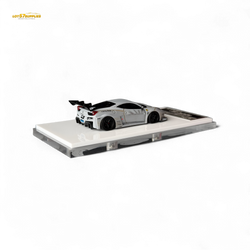 Flame Supercar LB458GT LB Wide-Body - Matte Grey 1:64 Resin (ONLINE ORDER ONLY)