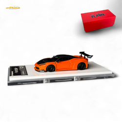 Flame Supercar LB458GT LB Wide-Body - Pearl Orange 1:64 Resin (ONLINE ORDER ONLY)