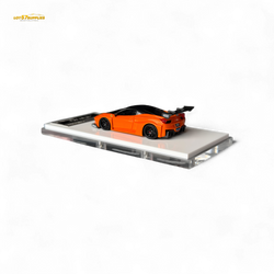 Flame Supercar LB458GT LB Wide-Body - Pearl Orange 1:64 Resin (ONLINE ORDER ONLY)