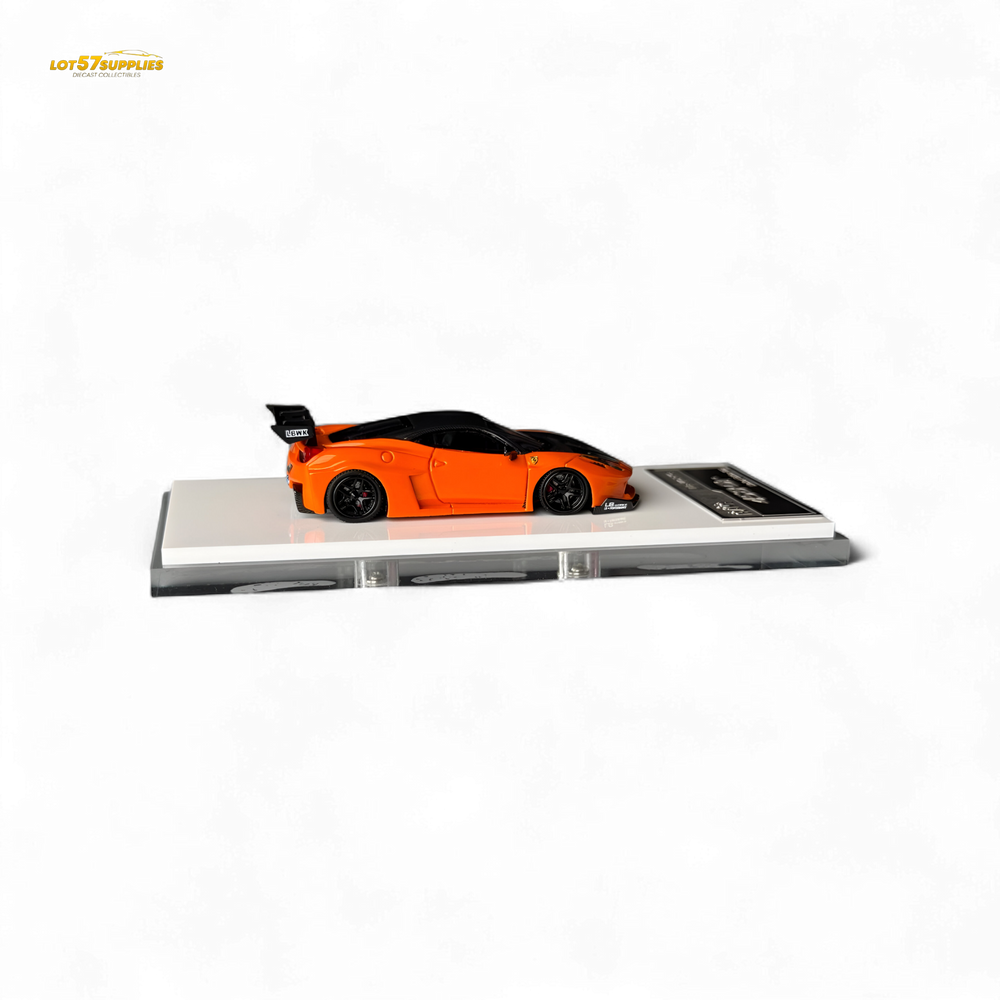 Flame Supercar LB458GT LB Wide-Body - Pearl Orange 1:64 Resin (ONLINE ORDER ONLY)