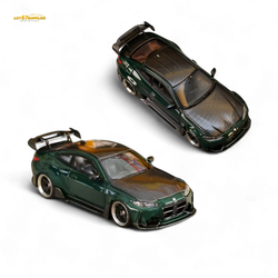 Street Weapon BMW G82 M4 Wide-Body Modified - Cangling Green Carbon Cover Special Edition 1:64 (ONLINE ORDER ONLY)