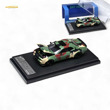 (Pre-Order) Stance Hunters Dodge Challenger SRT Hellcat DPM-95 - Army Green 1:64 (ONLINE ORDER ONLY)
