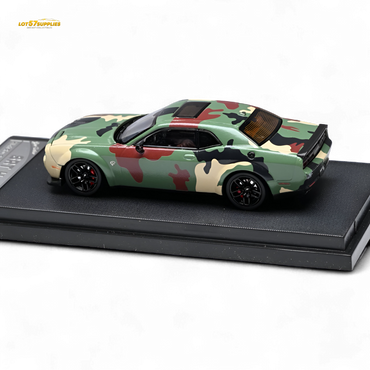 (Pre-Order) Stance Hunters Dodge Challenger SRT Hellcat DPM-95 - Army Green 1:64 (ONLINE ORDER ONLY)