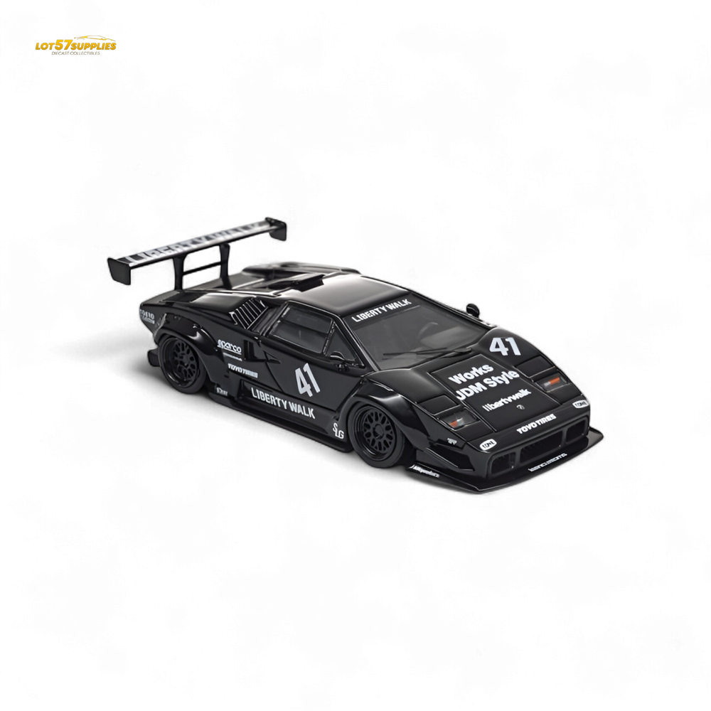 (Pre-Order) Vision64 LB Lamborghini Countach Luxury Version - Black 1:64 (ONLINE ORDER ONLY)