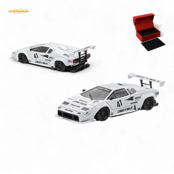 (Pre-Order) Vision64 LB Lamborghini Countach Luxury Version - White 1:64 (ONLINE ORDER ONLY)