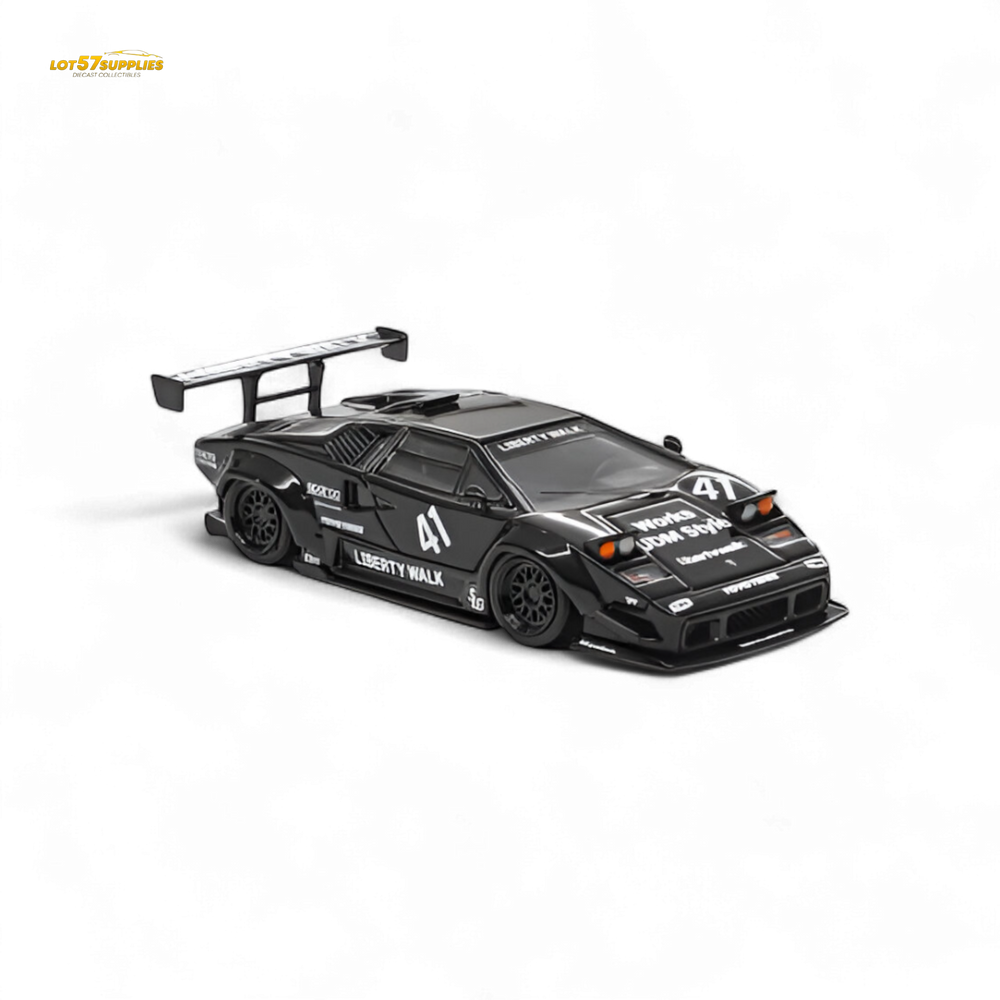 (Pre-Order) Vision64 LB Lamborghini Countach Luxury Version - Black 1:64 (ONLINE ORDER ONLY)
