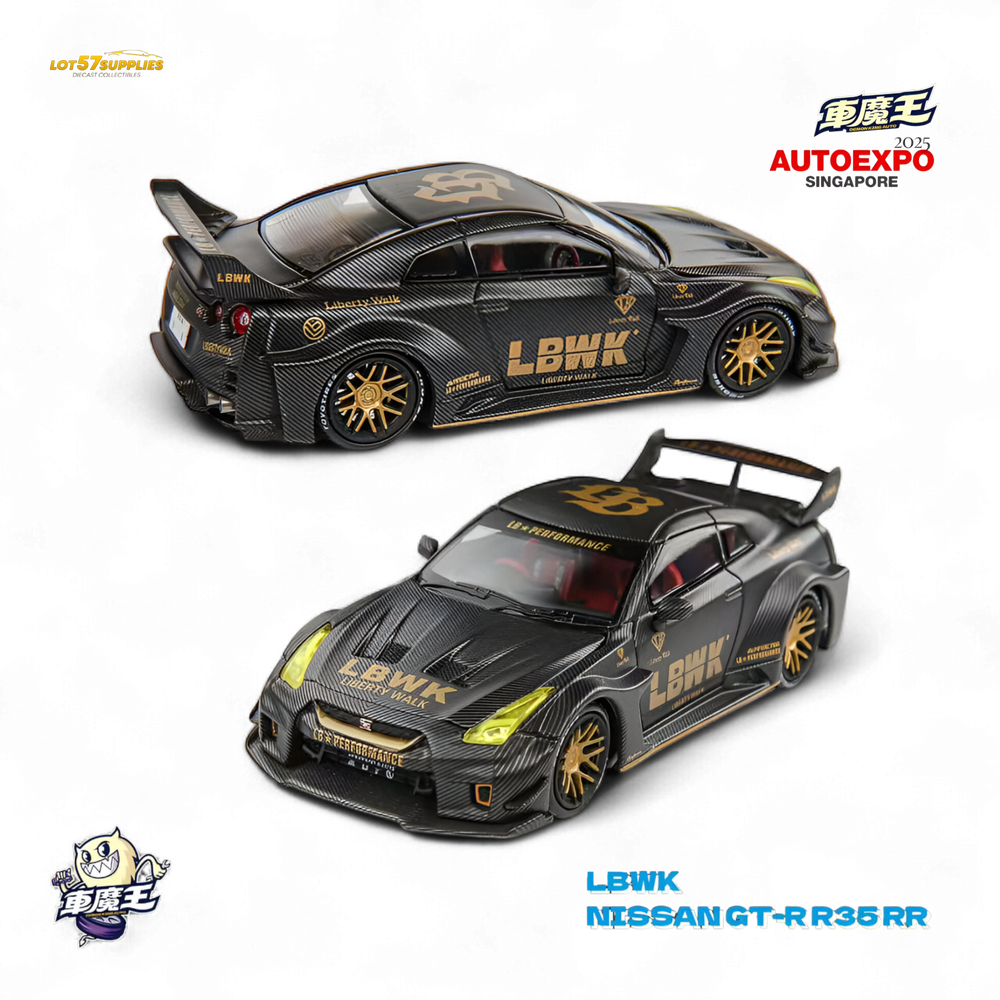 (Pre-Order) Demon King Auto LBWK GTR35 RR - Carbon Fiber (Singapore Exclusive) 1:64 (ONLINE ORDER ONLY)