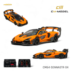 (Pre-Order) CM Model McLaren Senna GTR - Papaya Orange 1:64 (ONLINE ORDER ONLY)