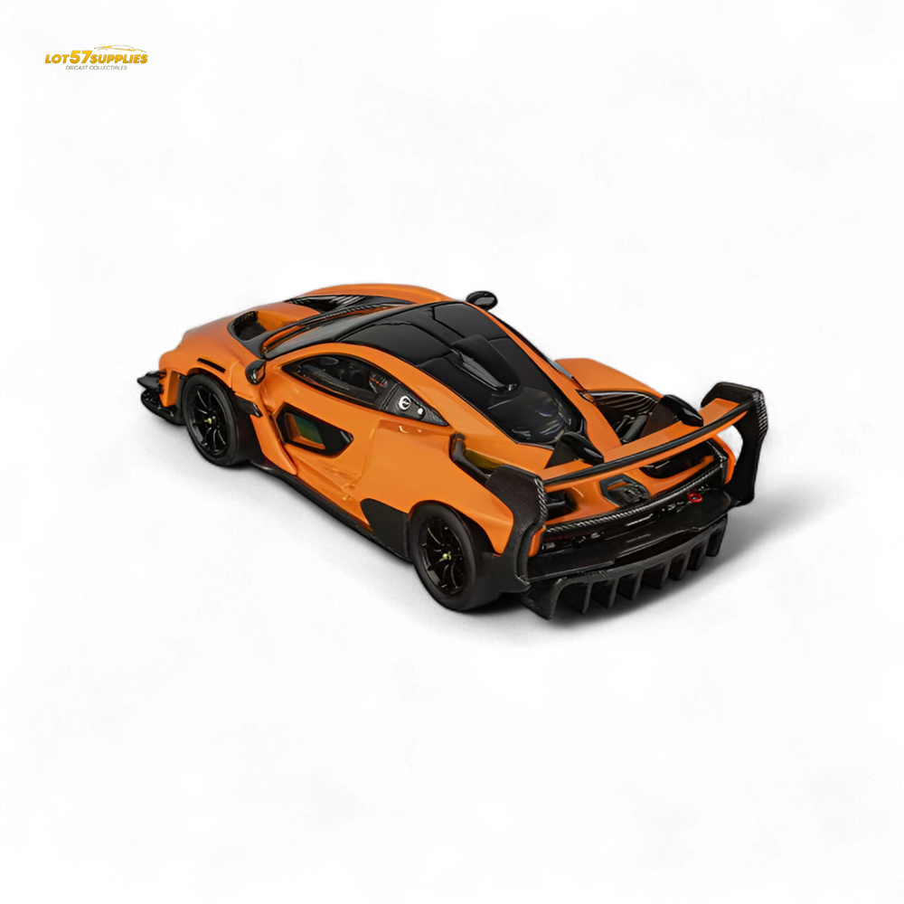 (Pre-Order) CM Model McLaren Senna GTR - Papaya Orange 1:64 (ONLINE ORDER ONLY)