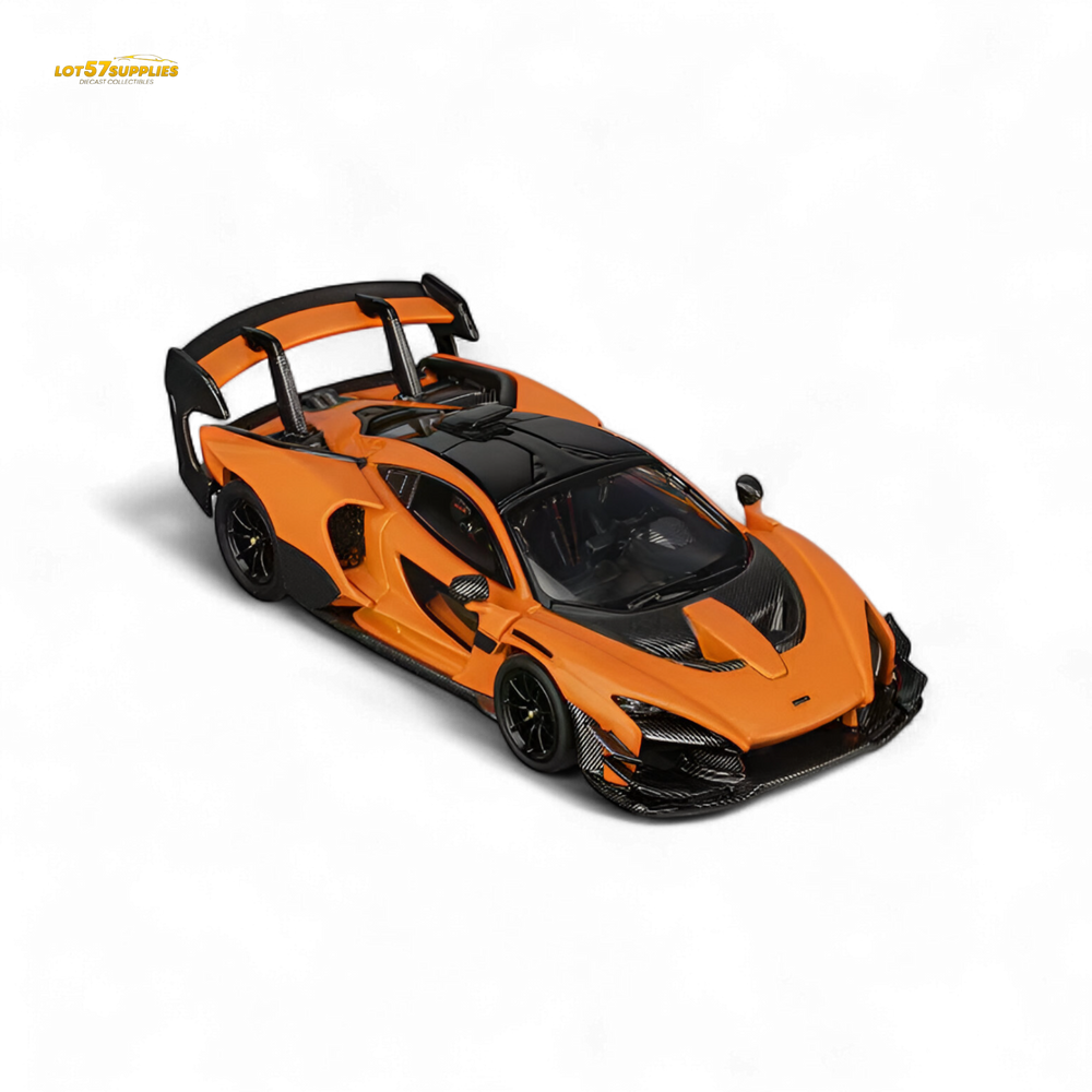 (Pre-Order) CM Model McLaren Senna GTR - Papaya Orange 1:64 (ONLINE ORDER ONLY)