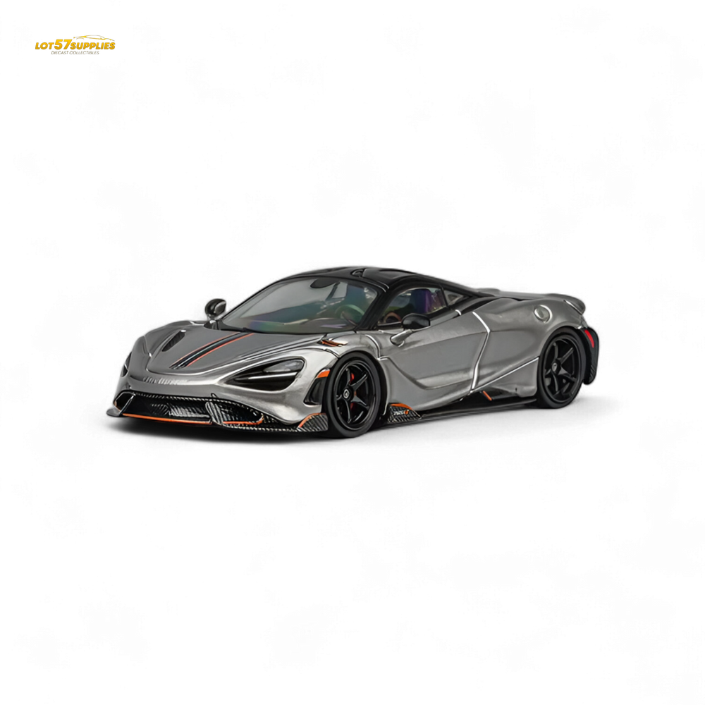 (Pre-Order) CM Model McLaren 765LT - Silver Gray 1:64 (ONLINE ORDER ONLY)