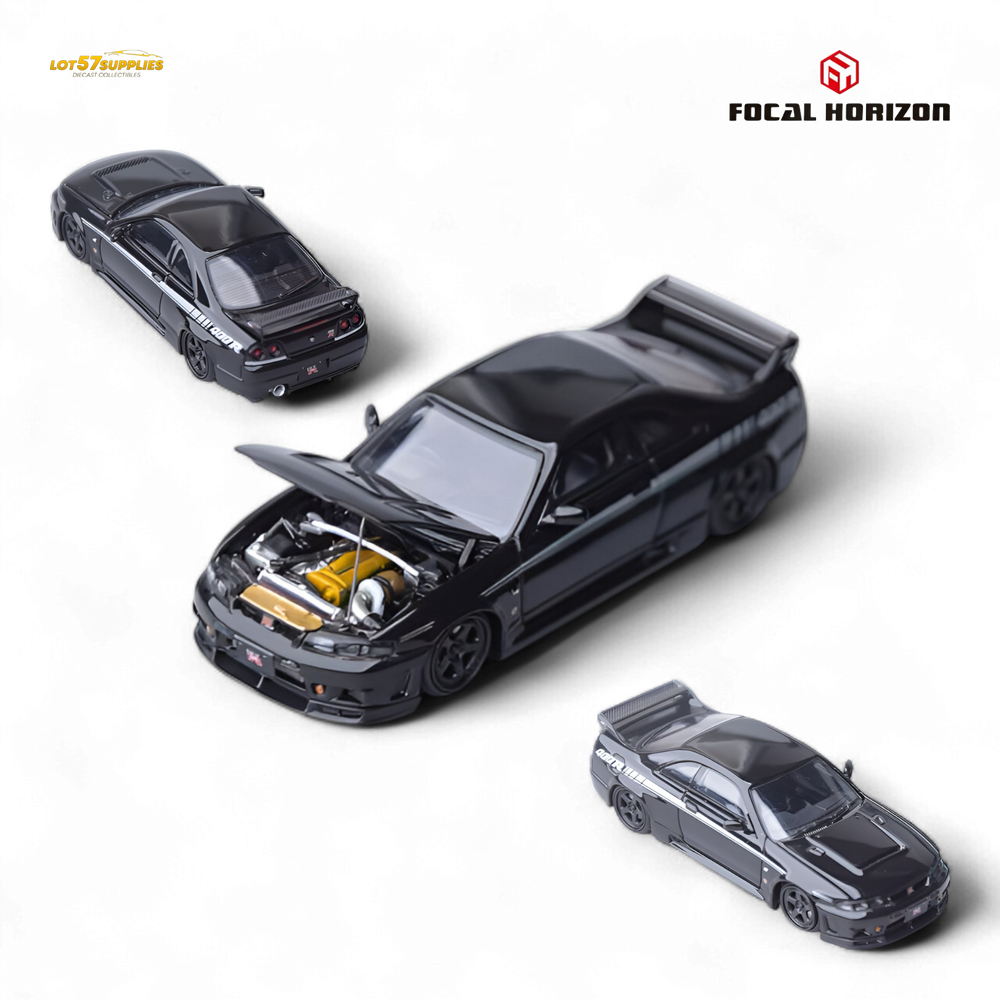 (Pre-Order) Focal Horizon Nissan Skyline GT-R R33 Nismo 400R Version - Black 1:64 (ONLINE ORDER ONLY)