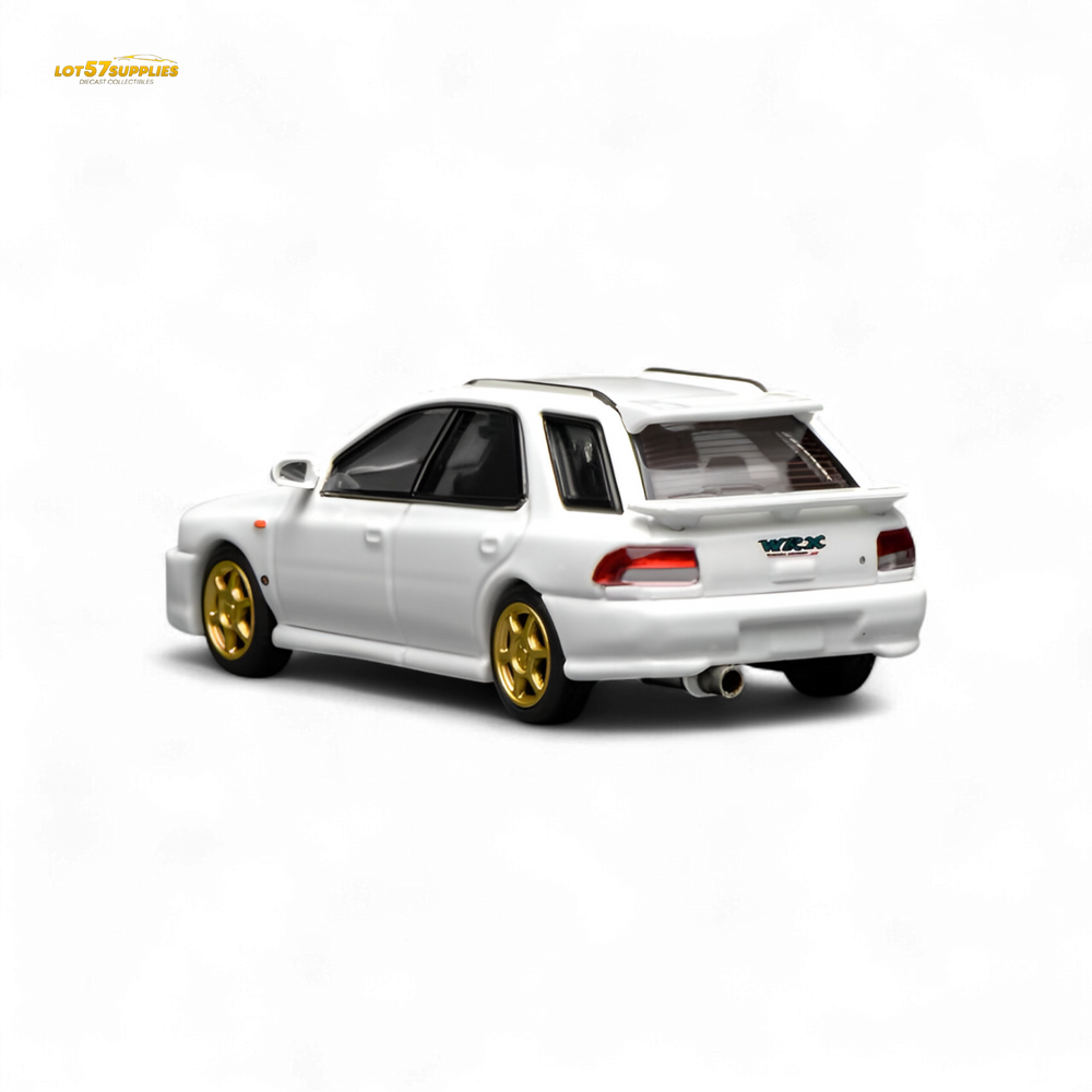 (Pre-Order) Motorhelix Subaru Impreza Wagon WRX STi Version VI - Pure White 1:64 (ONLINE ORDER ONLY)