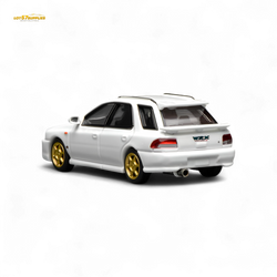 (Pre-Order) Motorhelix Subaru Impreza Wagon WRX STi Version VI - Pure White 1:64 (ONLINE ORDER ONLY)