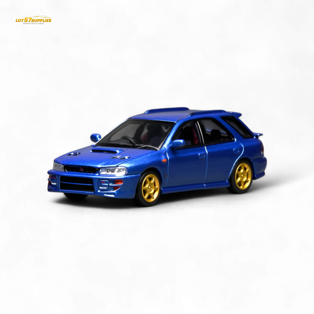 (Pre-Order) Motorhelix Subaru Impreza Wagon WRX STi Version VI - Rally Blue 1:64 (ONLINE ORDER ONLY)