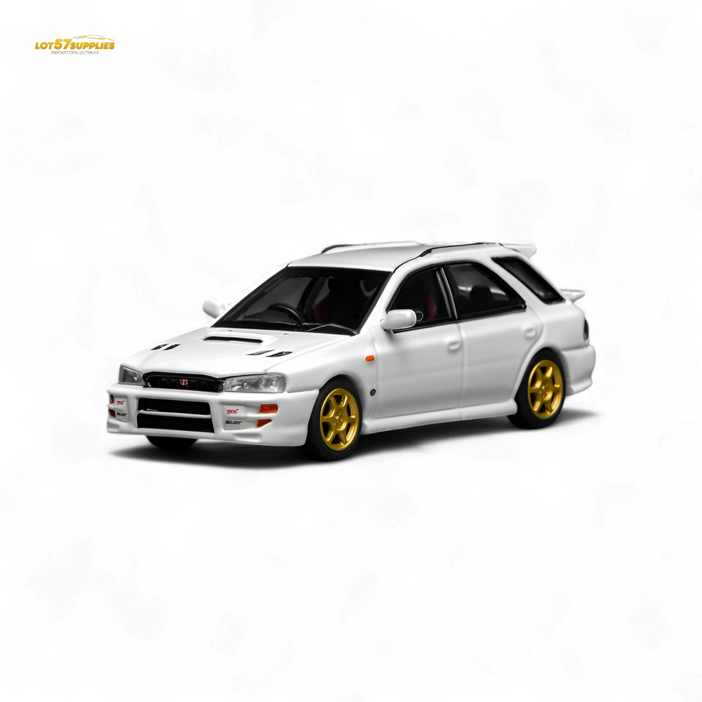 (Pre-Order) Motorhelix Subaru Impreza Wagon WRX STi Version VI - Pure White 1:64 (ONLINE ORDER ONLY)