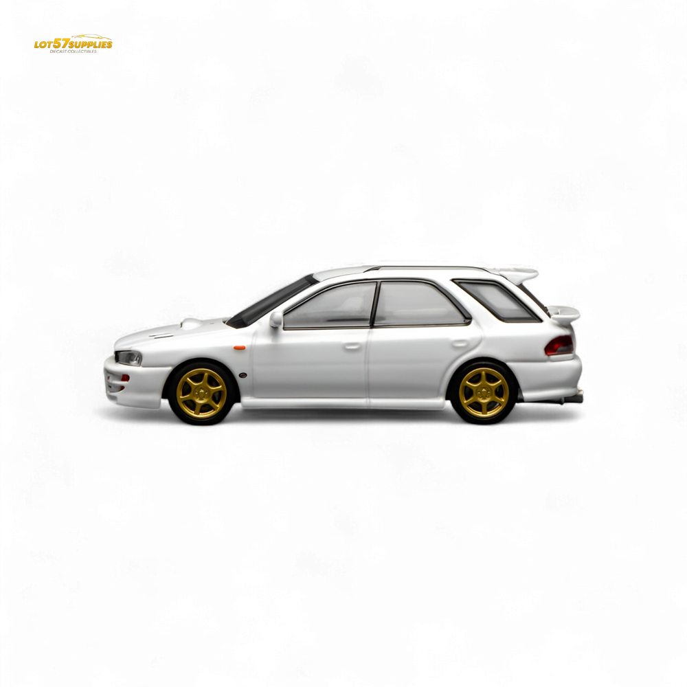 (Pre-Order) Motorhelix Subaru Impreza Wagon WRX STi Version VI - Pure White 1:64 (ONLINE ORDER ONLY)