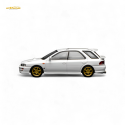(Pre-Order) Motorhelix Subaru Impreza Wagon WRX STi Version VI - Pure White 1:64 (ONLINE ORDER ONLY)
