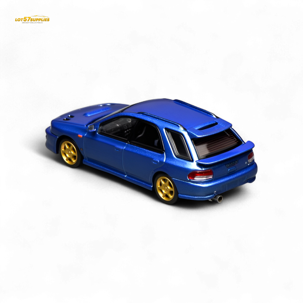 (Pre-Order) Motorhelix Subaru Impreza Wagon WRX STi Version VI - Rally Blue 1:64 (ONLINE ORDER ONLY)