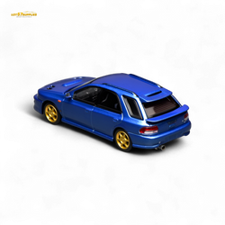 (Pre-Order) Motorhelix Subaru Impreza Wagon WRX STi Version VI - Rally Blue 1:64 (ONLINE ORDER ONLY)