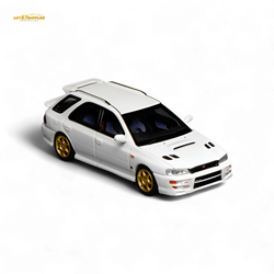 (Pre-Order) Motorhelix Subaru Impreza Wagon WRX STi Version VI - Pure White 1:64 (ONLINE ORDER ONLY)