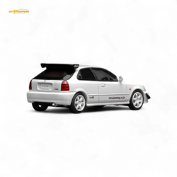 (Pre-Order) Motorhelix Honda Civic Type R (EK9) - J's Racing Livery White 1:64 (ONLINE ORDER ONLY)