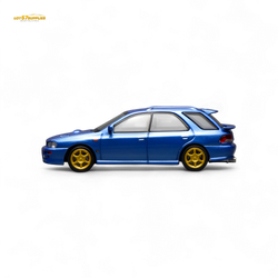 (Pre-Order) Motorhelix Subaru Impreza Wagon WRX STi Version VI - Rally Blue 1:64 (ONLINE ORDER ONLY)
