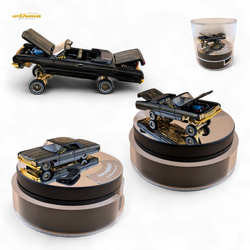 (Pre-Order) Fine Works64 Chevrolet Impala Lowrider - Black / Gold - 1:64 (ONLINE ORDER ONLY)