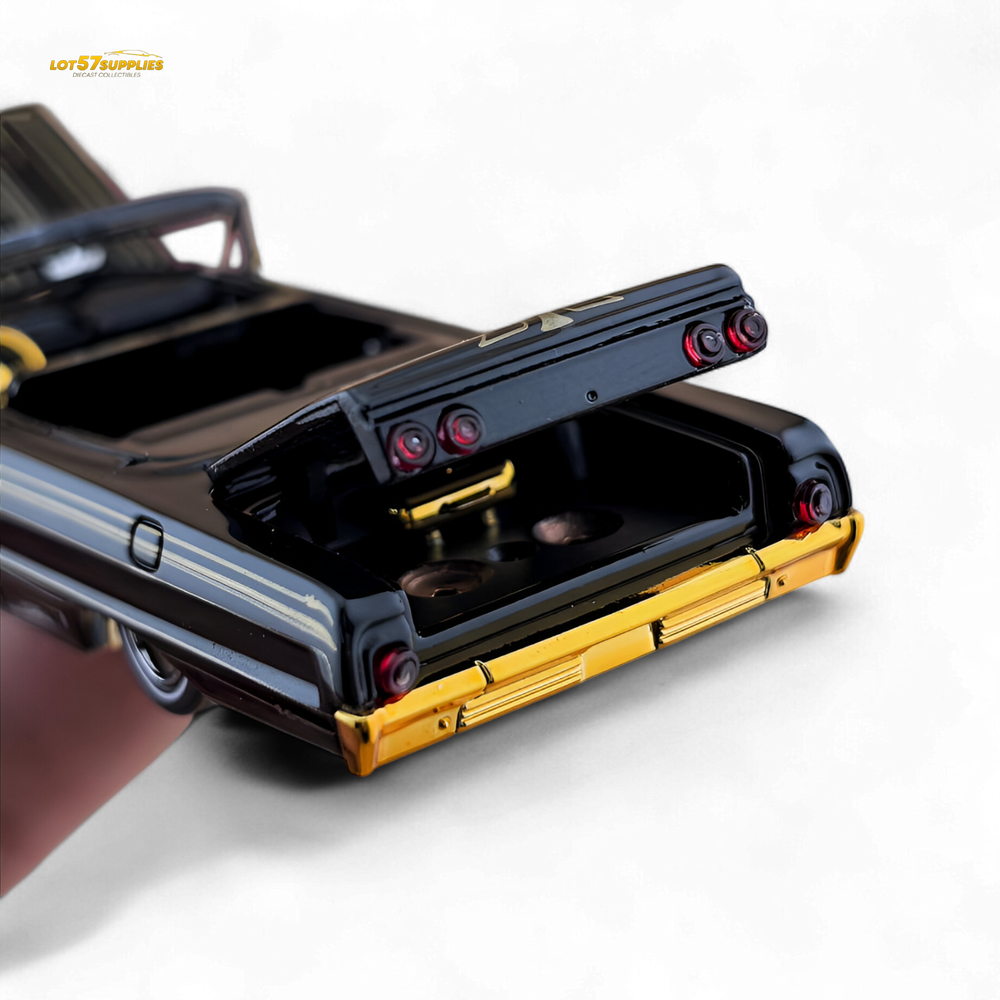 (Pre-Order) Fine Works64 Chevrolet Impala Lowrider - Black / Gold - 1:64 (ONLINE ORDER ONLY)