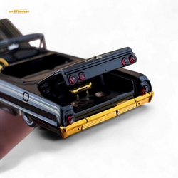 (Pre-Order) Fine Works64 Chevrolet Impala Lowrider - Black / Gold - 1:64 (ONLINE ORDER ONLY)