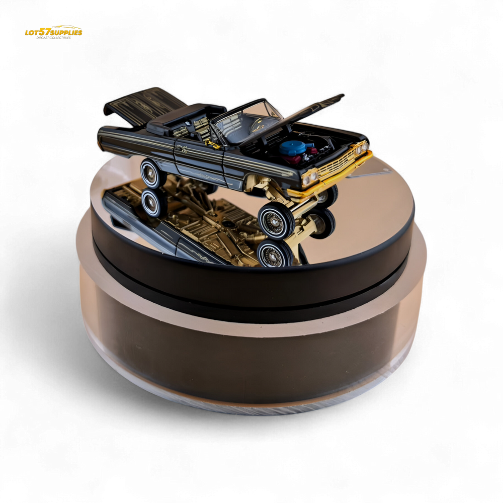 (Pre-Order) Fine Works64 Chevrolet Impala Lowrider - Black / Gold - 1:64 (ONLINE ORDER ONLY)