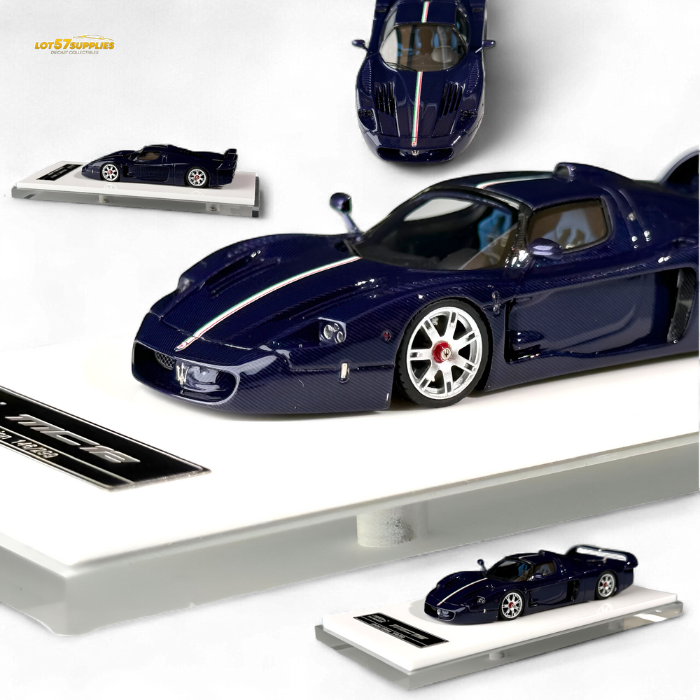 YM Model Maseti MC12 Stradale Corsa Blue Carbon - Resin 1:64 (ONLINE ORDER ONLY)