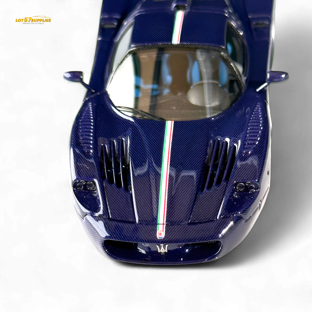 YM Model Maseti MC12 Stradale Corsa Blue Carbon - Resin 1:64 (ONLINE ORDER ONLY)