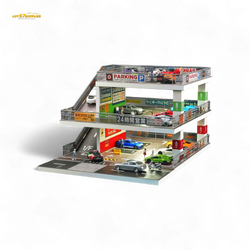 (Pre-Order) Shou Cang Jia Japanese Ramp Parking Lot - Dark Green 1:64 (ONLINE ORDER ONLY)