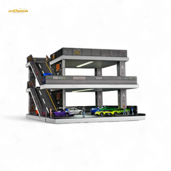 (Pre-Order) Shou Cang Jia Japanese Ramp Parking Lot - Light Gray 1:64 (ONLINE ORDER ONLY)